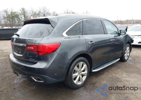 2016 Acura Mdx Advance Entertainment Packages/Advance Package из США, поврежденный, VIN 5FRYD4H91GB052135